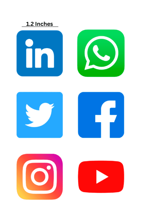 Social Media Stickers | Social Media 3D Stickers